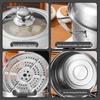 Adneny Dragon Phoenix 2-Layer Stainless Steel Steamer