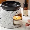 Keramik Ätherisches Öl Brenner Teelichthalter Löffel Aromatherapie Diffusor Stövchen Set für Wohnzimmer Schlafzimmer Dekorationen