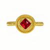 Hofstil Mode Mittelalterlich Vintage Rot Offener Ring Damen Nische Temperament Exquisit Fortgeschrittenes Gefühl Zeigefingerring