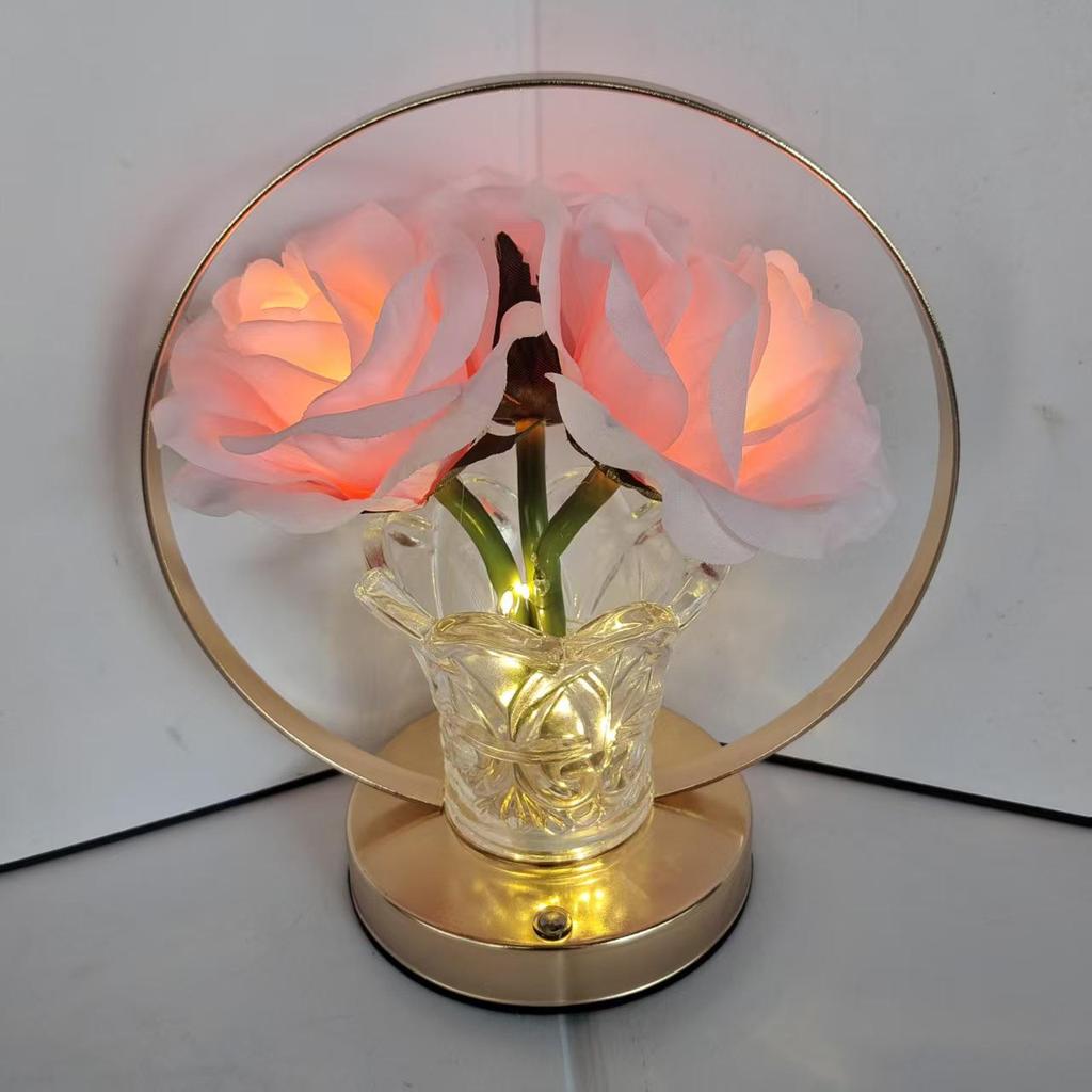 LED Rose Night Light Decorative Desk Lamp - Perfect Birthday Gift and Exclusive Ornament