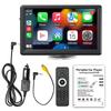 7" Portable Car Bluetooth MP5 Player with Android Auto, Rear View, Apple CarPlay, and Reversing Screen
