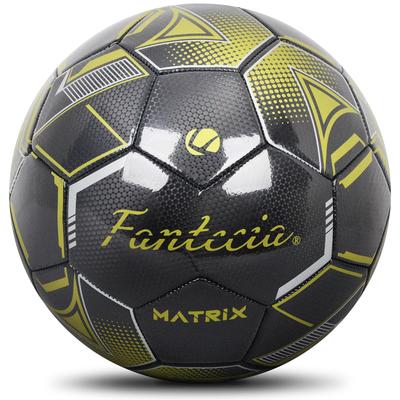 Fantecia Soccer Size Practice Soccer Ball with Certified High and Junior High Yellow and Black Ball, 5, Pump, (for Adults, Colleges, Schools,