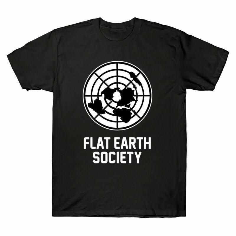 Cotton TShirt Tee Flat Cult Truth Theory Society Flatearth Unisexs Moveunisext Earth S
