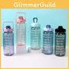 Elegant And Simple 2l Pc Material Water Bottle With Straw Perfect For Hydration On-the-go