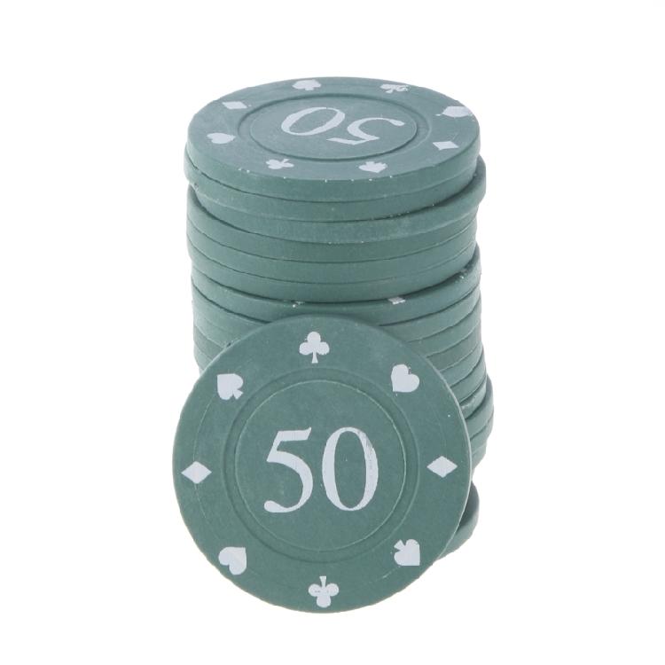 100Pcs Professional Plastic Poker Chip Teaching Coin Plastic Counting Counters Poker Chip Learning Counters Chip