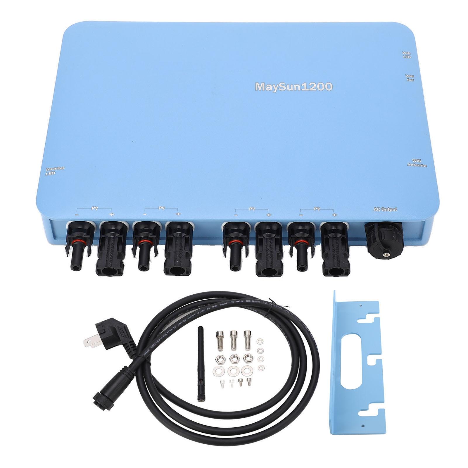 Сетевой микроинвертор на солнечных батареях с WiFi управлением MPPT для переменного тока Водонепроницаемый солнечный инвертор Солнечный инвертор Сетевой инвертор