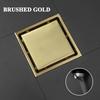 Floor Drain Invisible 304 Stainless Steel Tile Dual-Use Bathroom Shower Room Anti-Odor Anti-Bug Floor Drain Core