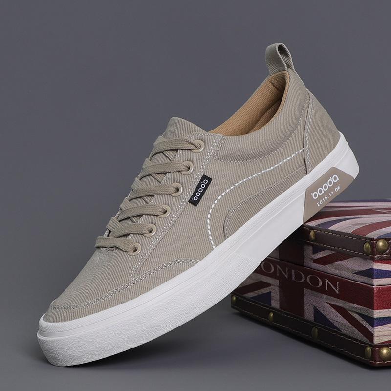 Fashion 2024 New Men's Trendy Canvas Shoes Classic Versatile Youth Fashion Breathable Lightweight Low Top Casual Board Shoes sneakers