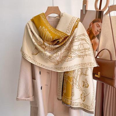 Liangsu Life Pegasus Double-Sided Scarf