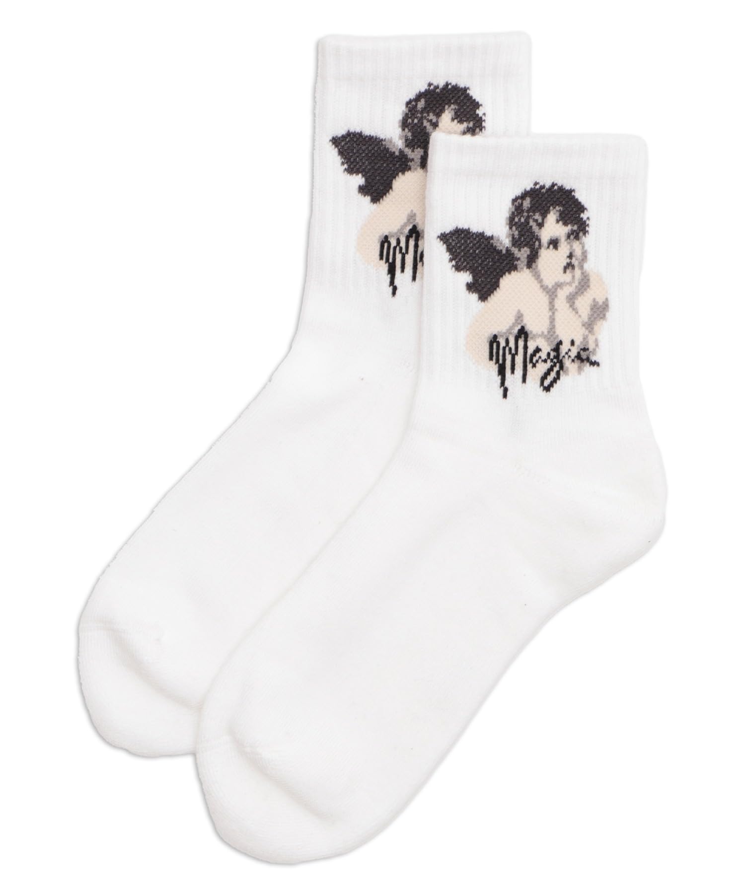 

WEGO Design Pile Crew Socks School Socks Sizes Pattern 1 Women s (14cm) Gift, 23-25cm,