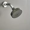 360° Rotatable Fixed Rain Shower Head Anti-Clog Plastic Nozzles High Flow Bathroom Head Only