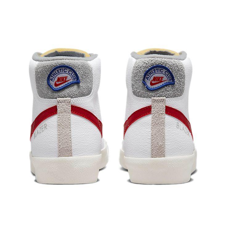 Nike Blazer Mid 77 White Phantom Gym Red Men Sneakers Light-Smoke-Grey DH7694-100
