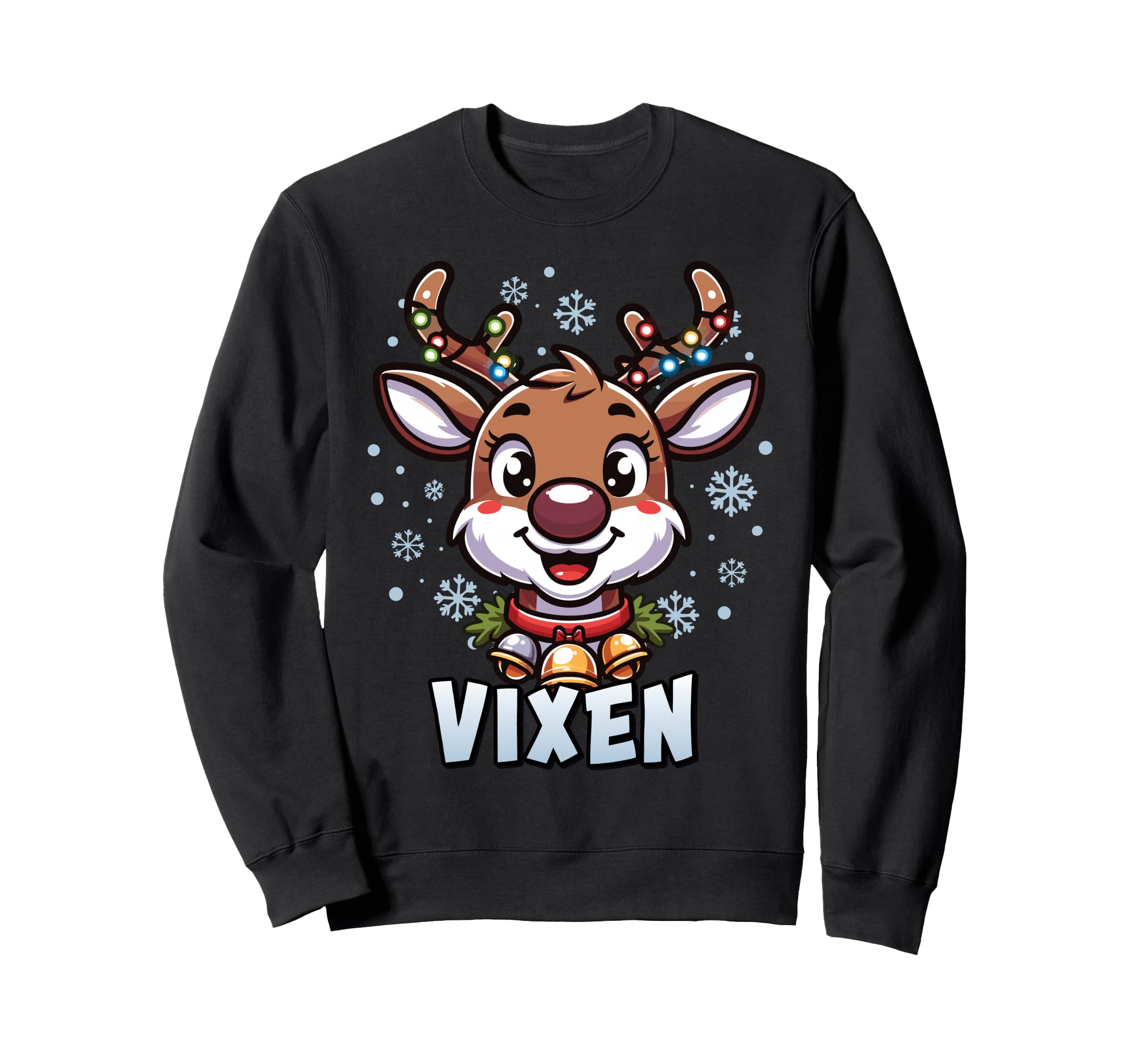 Reindeer Vixen Christmas Group Costume Sweatshirt Santa s
