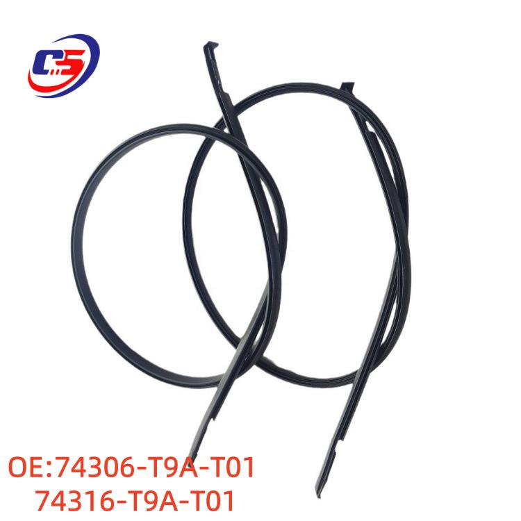 Honda City Roof Water Gutter Seal Strip (2015-2020) - Part Number 74316-T9A-T01. 74306-T9A-T01