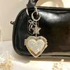 Ins Mini Cute Mirror Pendant Keychain Portable Makeup Cute Girl Style Bag Accessories Gift