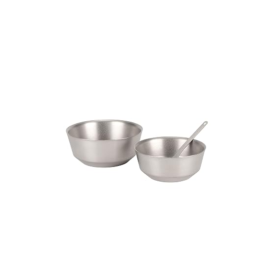 Snow Peak Titanium Double Bowl 600 TW-241 Camping Outdoor Bowl Double-Walled Structure