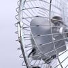Ventilador de Coche de 10 Pulgadas Potente 4 Aspas Rotación Automática Encendedor de Cigarrillos Ventilador con Pinza Radiador Eléctrico Ventilador de Refrigeración