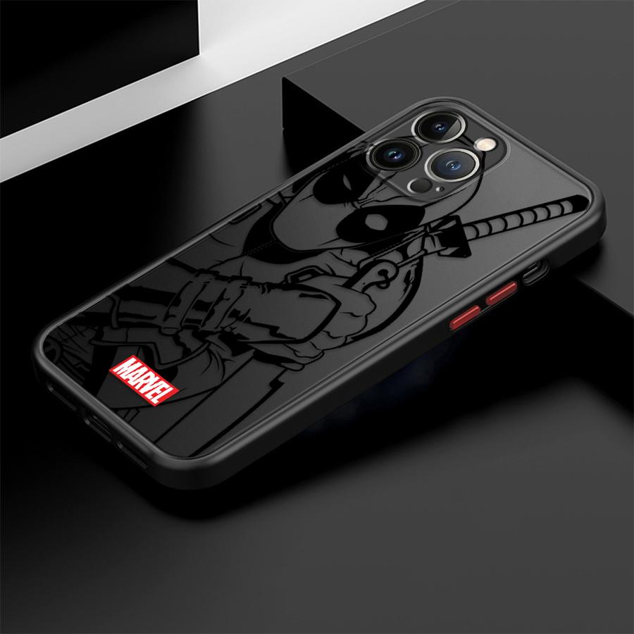 Marvel Sipiderman Ironman Hülle für iPhone 17 Pro Max 7 8 SE 12 17e 14 15 XS XR 13 Mini 11 Air 16 Plus Rückseite Handyhülle
