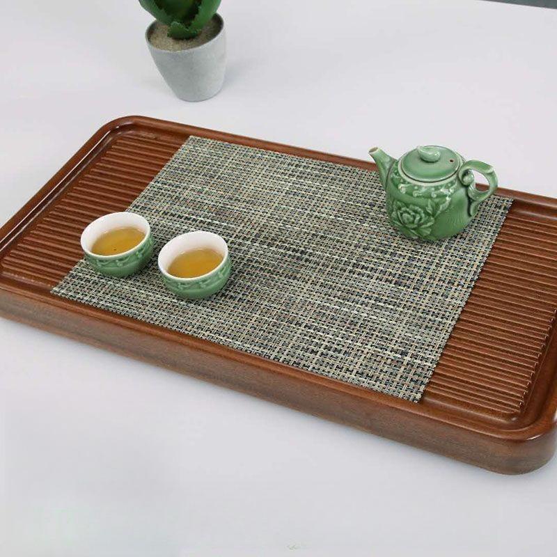 Non-Slip Table Mat Tea Coaster Bowl Pad Washable PVC Dining Table Placemats Modern Home Decoration Accessories for Anniversary