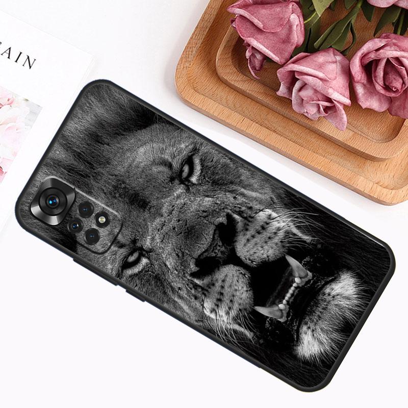 Animal Lion Case For Xiaomi Redmi Note 14 Pro 13 12 11 9 10 9S 10S 11S 12S Redmi 14C 13C 10C 12C Cover