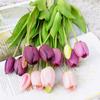 Hand Flowers Flores Simulation Flower Bouquet Artificial  Tulips Flower Home Decoration Fake Flower