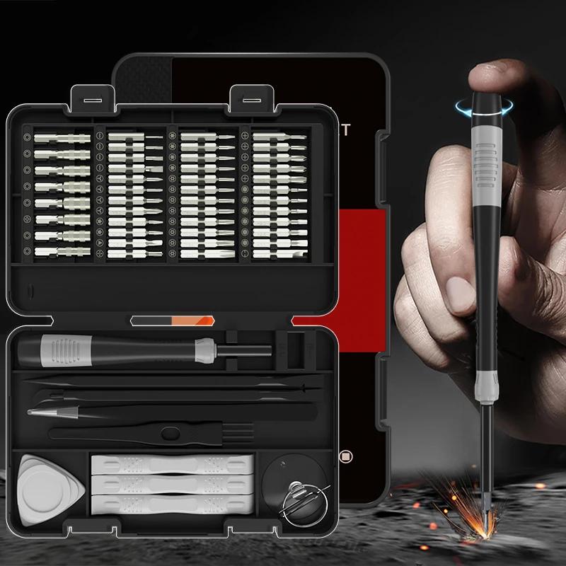 58 In 1 Precision Screwdriver Sets of Tools Multifunctional Hand Tools Work Mechanic's Toughbuilt Eyeglasses Watch Phone Repair