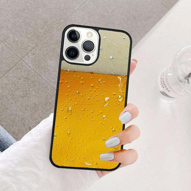 A Glass of Alcohol Beer Phone Case Cover For iPhone 17 Air 15 16 14 13 12 Pro Max 11 Pro Max Plus Coque Shell