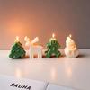Christmas Gingerbread & Reindeer Candle/Soap Mold - DIY Silicone Christmas Tree Design