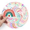 50PCS Rainbow Bridge Graffiti Stickers for Suitcases, Skates, Guitars—DIY PVC Personality Set