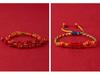 Jing Chunlan Handmade Cinnabar Red Sand Pixiu Bracelet