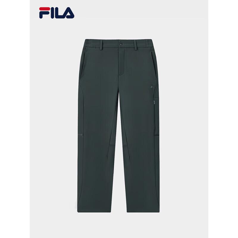 FILA Men's Woven Winter Fleece-Lined Straight-Leg Pants