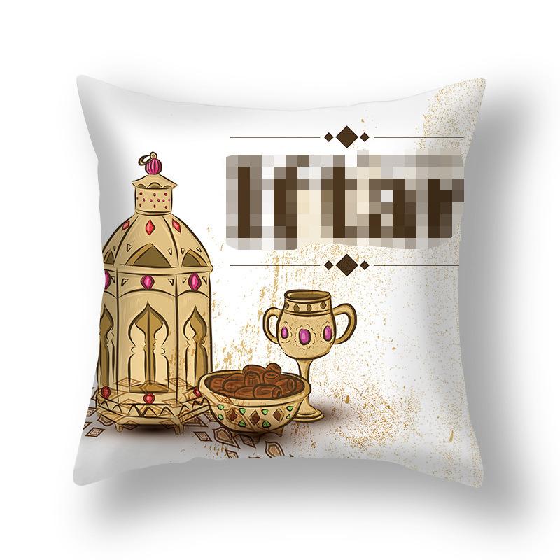 New Moon Festival Printed Cushion Pillow Case Nordic Living Room Sofa Office Festival Pillow Backrest