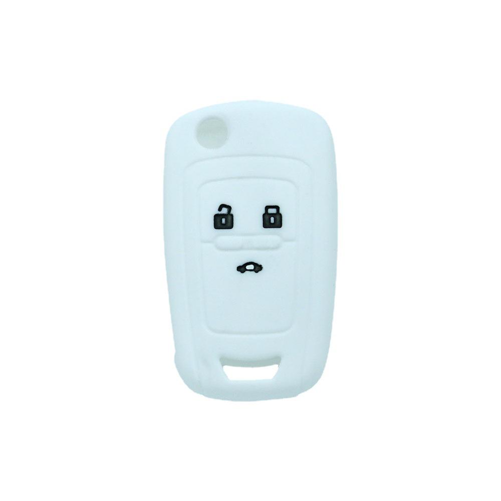 Chevrolet Cruze 3-Button Silicone Key Cover (No Logo) - Soft Rubber for Aveo