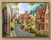 Wallpaper Photo Decorative Wall Italian Town Street Scenery 3d Mural Living Room Bedroom Mural