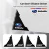 For Subaru STI Impreza Outback Legacy Forester WRX BRZ XV  4Pcs Car Door Corner Covers Anti Scratch Protection Stickers X6
