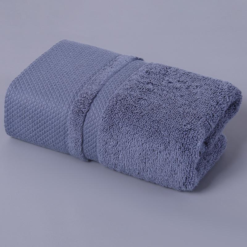 100% A-Grade Antibacterial Cotton Bath Towel - Thick, Soft, Absorbent, Quick-Drying, Adult Size Washcloth