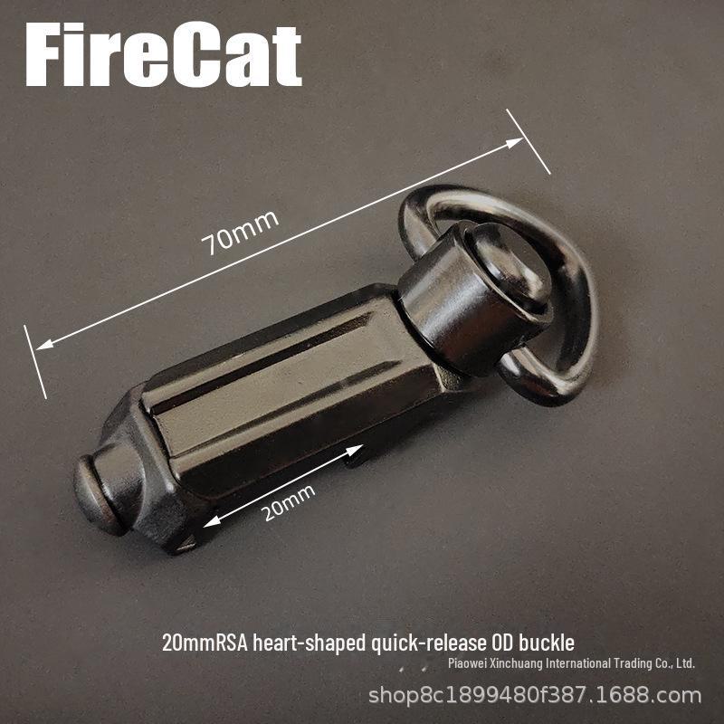 MLOK & KeyMod Rail QD Quick Release Clip for RSA Strap, GBB, 20mm Base Accessories