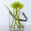 Small Ice Bucket, Champagne Bucket with Handle, Clear Wine Chiller for Home Bar Party Cafe