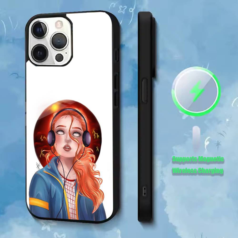 M-Max Mayfield Phone Case For iPhone17,16,15,14,13,12,11 Plus,Pro Compatible with magnetic wireless charging iPhone14PROMAX