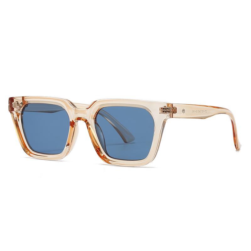 Cross-Border Trade New Modern Retro Square Single-Beam Sunglasses Ins Style Street Photography Sunglasses Zt-Y07