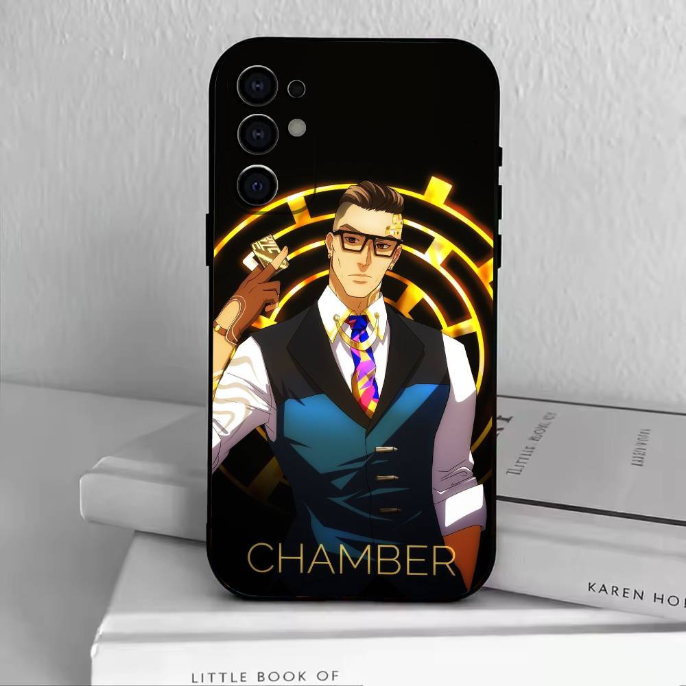 Games V-Valorant  Phone Case For Samsung S25,S24,S21,S22,S23,S30,Ultra,S20,Plus,Fe,Soft Silicone Black Cover