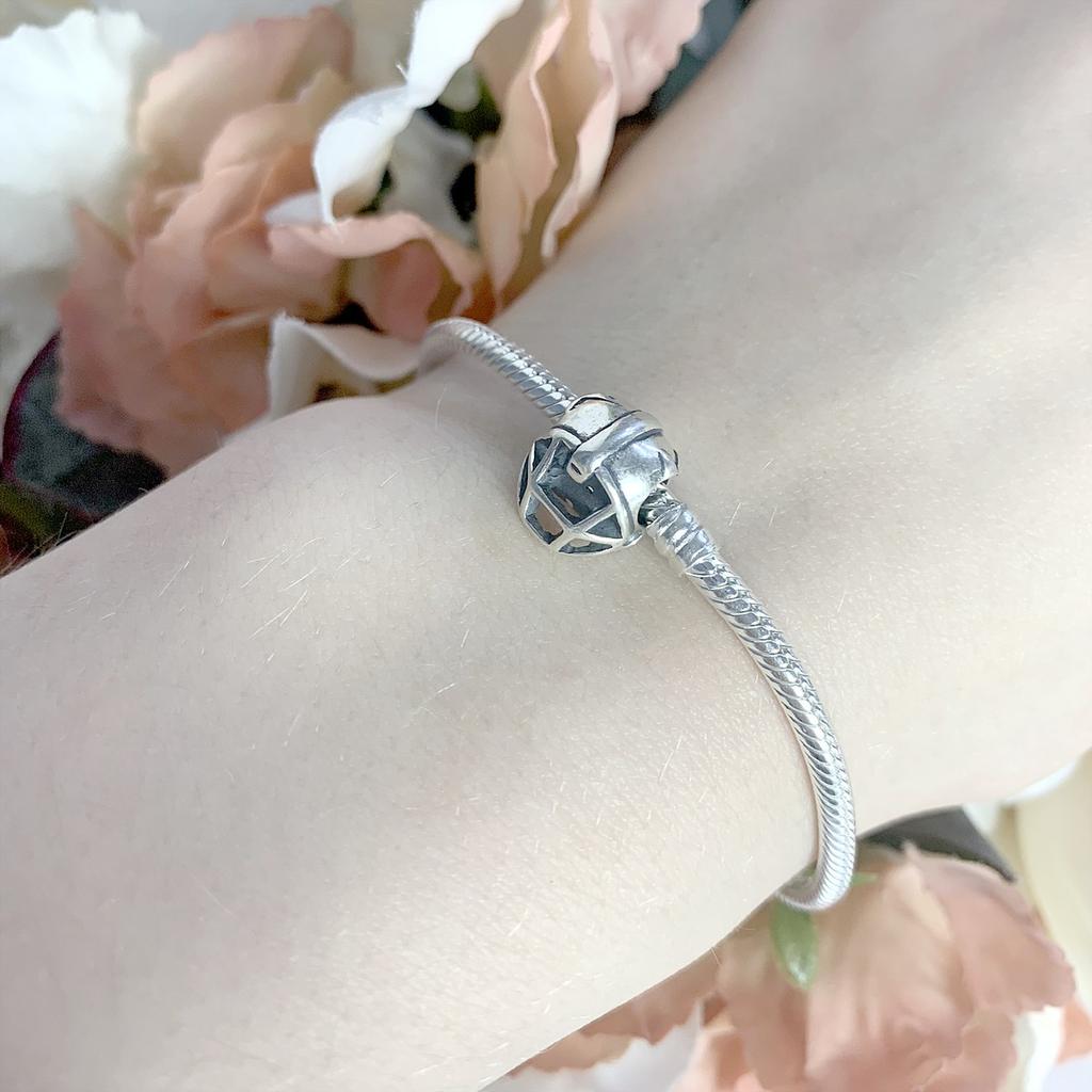 Серебряный шарм без камней (1765241)