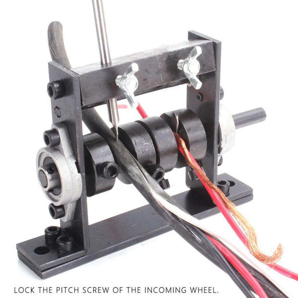 Manuelle tragbare Abisoliermaschine, Schrottkabel-Schälmaschinen, Abisolierzange für 1 – 30 mm, Handwerkzeug, kann mit Handbohrmaschine verbunden werden