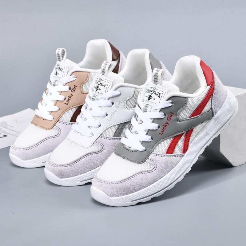2025 Spring and Autumn Women's Trend New Student Running Sneakers Street Shooting Little White Shoes Couple Shoes