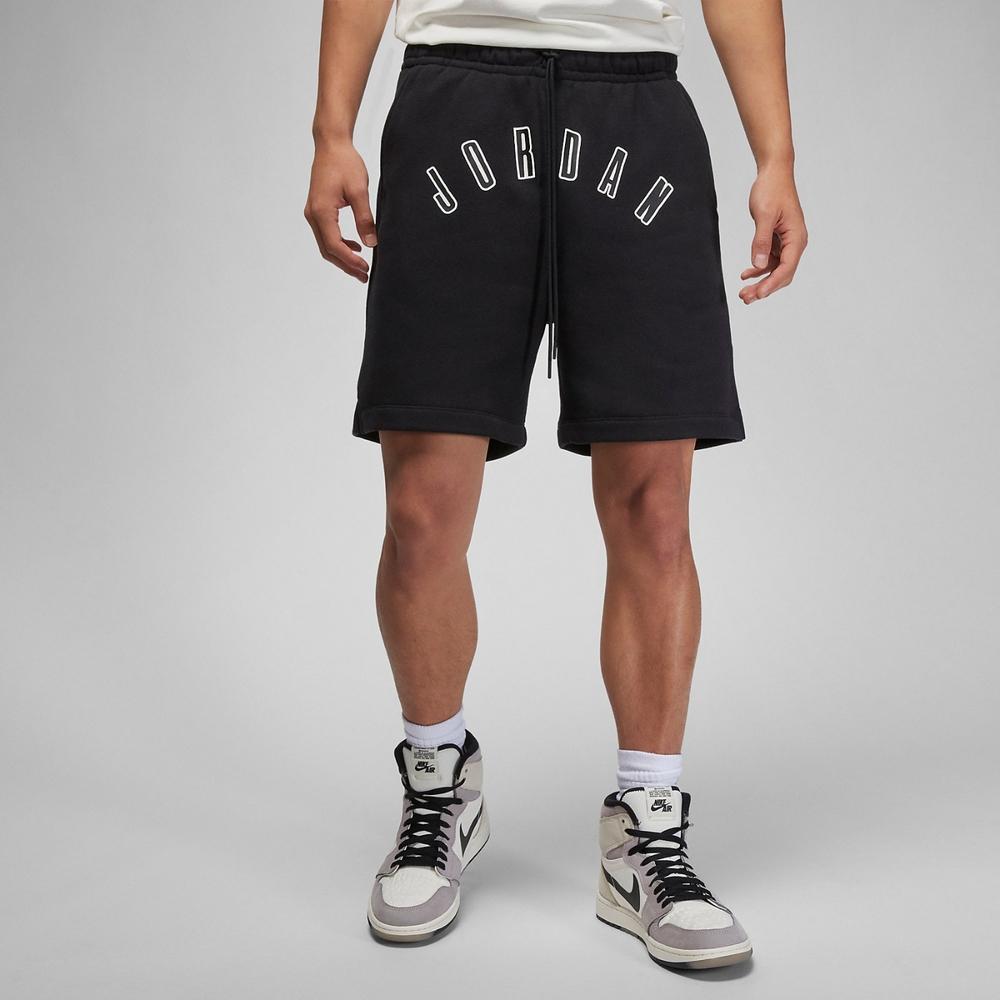 Jordan Letter Print Sports Casual Shorts Men Bottoms Black FB7024-010