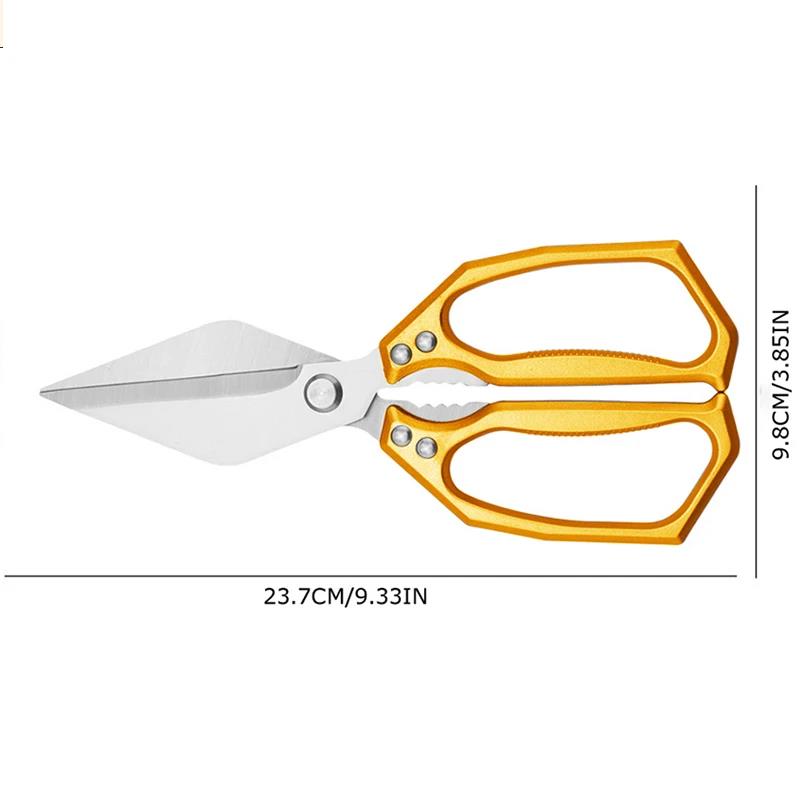 Multipurpose Stainless Steel Kitchen Scissors Sharp Household Food Scissors for Chicken Bones Fish Meat Kitchen Accessory5