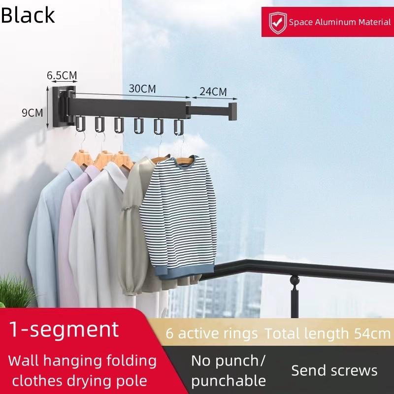 Wall Mounted Retractable Foldable Space Aluminum Drying Rack Clothing Rack Space-saving Helper Comforter Sheet Drying Racks for Home