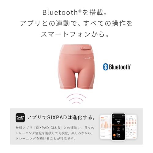 [Official Store Exclusive] SIXPAD Hip Fit + Dedicated Controller (Pink, M)