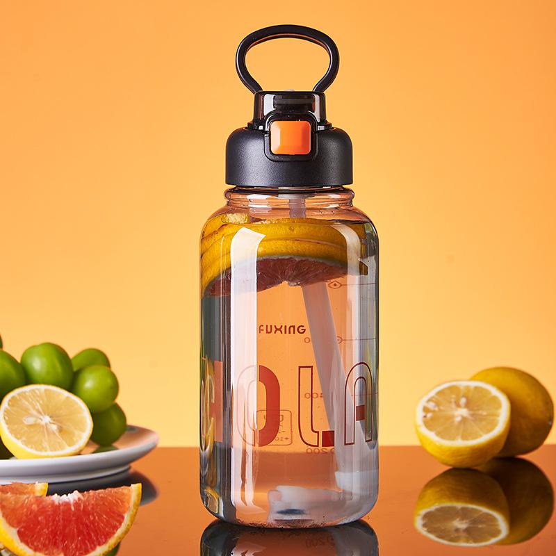 Summer Sports Water Cup Men's and Women's Outdoor Plastic Water Cup Portable High Temperature Resistant Plastic Cup Simple High Value Space Cup