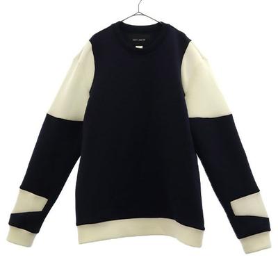 SCOTT LANGTON Schaltender Langarm-Trainer L Marineblaues Sweatshirt Herren Gebraucht